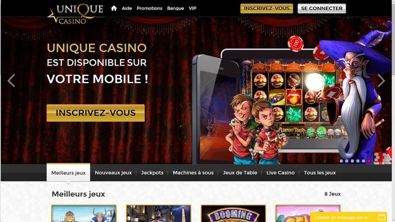 Découvrez l’Expérience Unique du Win Unique Casino en Ligne en France