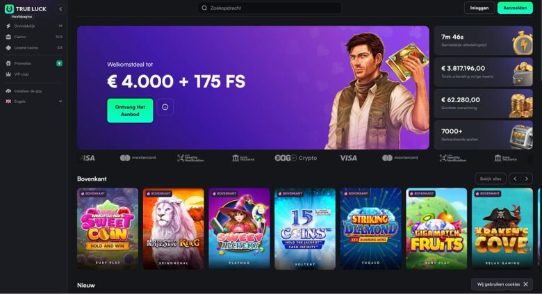 Trueluck Casino in Nederland: een geweldige kans voor Nederlandse spelers
