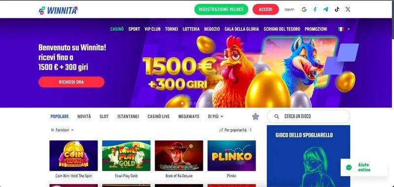Scopri Winnita Casino e il Tuo Codice Promo Esclusivo in Italia